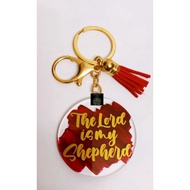 Customized Bible Verse Acrylic Keychain