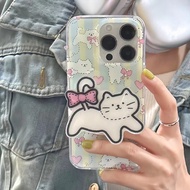 🖤ส่งจากไทยใน24ชม.🖤เคสไอโฟน 14 13 12 11 Pro Max เคส iPhone 11 แมว griptok พกง่ายๆ การป้องกันการตก Case