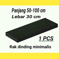 Minimalist Floating Shelf Wall Shelf 30cm Width 50-100 Cm Length - Evander.Online