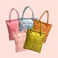 Puffy bag/tote bag/puffy tote bag/laptop bag/puffy bag/pillow bag