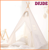 DFJDE เต็นท์1.35/1.6ม. สำหรับเพลย์เฮาส์เด็ก Wigwam เต็นท์ Tipi Infantil เต็นท์สำหรับเด็กเด็กผู้หญิงเ