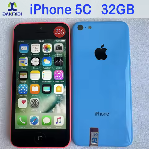 4.0 Display Screen Dual Core Original iPhone 5C CellPhone 32GB ROM Unlocked 3G Mobile Phone1510mAh B