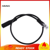 <richstore> 30cm 35mm Smartphone Headset to RJ9 Plug Converter Adapter Cable for Telephone