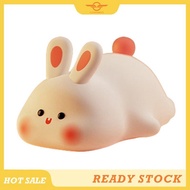 [CloudsMiles]  Night Light,Cute Silicone Lamp, Dimmable Light Up Bunny, Night Lamp,Rechargeable Bunn
