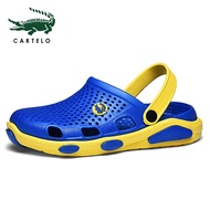 CARTELO Summer Men s Clogs Quick Dry Casual Home Slippers Male Garden Shoes  Beach Sandals Mules Ant