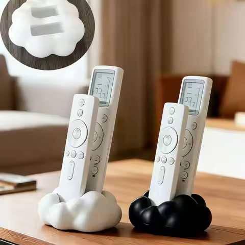 Cloud Shaped TV Remote Control Storage Rack Remote Control Storage Holder 3D Printed Cloud Organizer