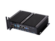 HUNSN Fanless Industrial PC, Mini Computer, Intel Celeron 1037U, Windows XP / 11 or Linux Ubuntu, IM