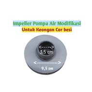 Impeller Pompa Air Modifikasi Keongan Cor besi bahan pvc