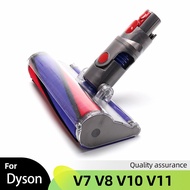 Motorized Floor Brush Head Tool For Dyson V7 V8 V10 V11 Vacuum Cleaner Soft Velvet Sweeper Roller Suction Head Replacement Vacuum Cleaners Accessories