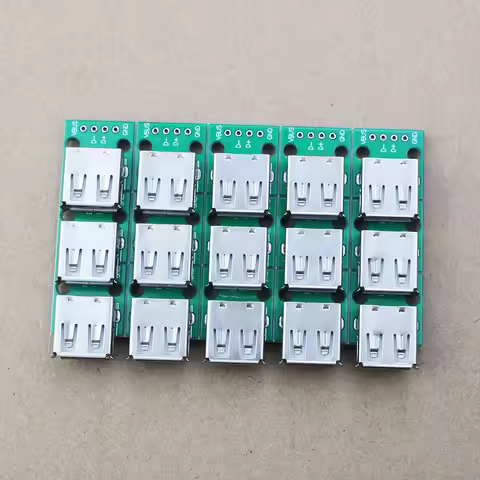 5/10pcs Type A Female USB To DIP 2.54mm PCB Connector Female USB PCB Board Connector USB PCB Socket 
