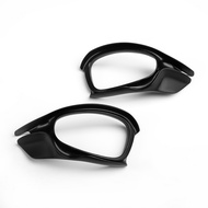 อะไหล่กระจกข้างสำหรับกรอบแว่นกันแดดกรอบโลหะ Oakley Juliet X ยางสีดำ