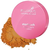 Biotique Natural Makeup Startouch Flawless Matte Compact, Almond Biscotti, 9g