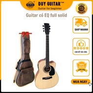 Đàn guitar Acoustic guitar DJ260X có EQ dòng đàn cao của Duy Guitar Store Tặng bao 5 lớp sịn