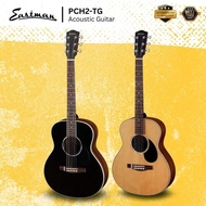 Eastman PCH2-TG Travel Size Small-Body Acoustic Guitar, Solid Thermo-Cured Sitka Spruce Top (PCH2 TG