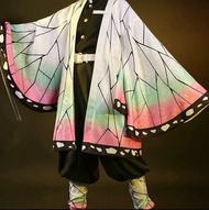 鬼滅之刃 蟲柱 蝴蝶忍cos服 cosplay (冇暗紋)