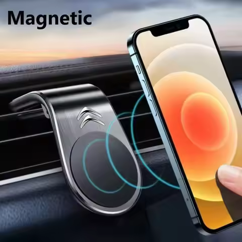 Magnetic Car Phone Holder Metal Stand Auto Accessories For Citroen C1 C2 C3 Grand C4 Picasso C4L VTS