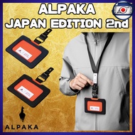 ALPAKA Business ID Card Lanyard Japan Edition 2nd Card Holder Maglock Attachment Exclusive Patch