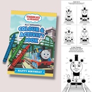 Thomas and Friends Coloring Activity Book Birthday Party Giveaway Souvenir