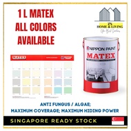 1L Nippon Matex Paint Emulsion Paint For Ceiling and Wall Anti Fungus Paint