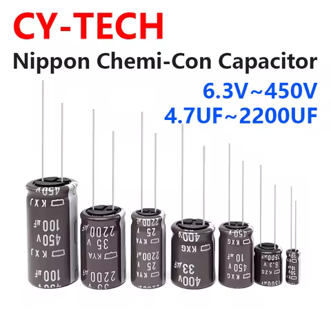 10V 16V 25V 35V 50V 400V 450V Nippon Chemi-Con NCC Capacitor 10UF 22UF 33UF 47UF 100UF 220UF 330UF 4