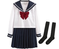OrFilam School Girl Outfit Kawaii Cute Maid Outfit Girl JK Uniform Suit, Sailor's Suit. Japanese Stu