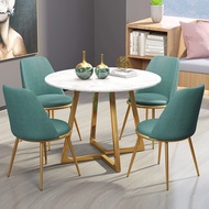 Marble Round Dining Table For Home Luxury Dining Room Reception Living Room Round Coffee Table