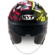 KYT NFJ Espargaro 2020 Dual visor Half face Helmet