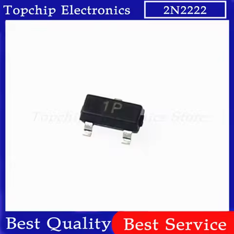 100pcs 2N2222A 2N2222 1P SOT-23 MMBT2222A SOT MMBT2222 SOT23-3 SMD Transistor