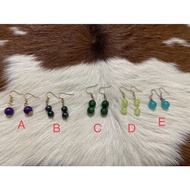 Crystal Earnings (one pair)