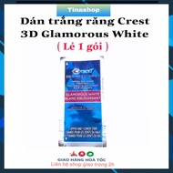 Odd 1 pack of Crest 3D White Glamorous teeth whitening strips for sensitive teeth