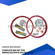 COMPLETE RIM SET for XRM110/125/WAVE 100/WAVE 125