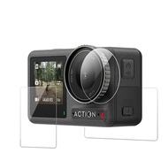 +MY--ESIN  ผลิตภัณฑ์ใหม่ DJI dji action 4 ฟิล์มนิรภัย osmo action 3 อุปกรณ์เสริมกล้องกีฬา