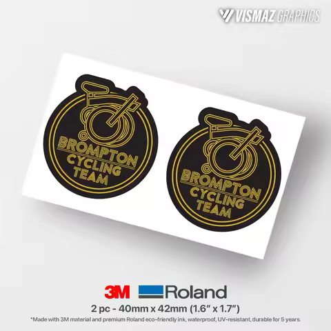 Brompton Bicycle Stickers Bicycle Frame Decoration Stickers Brompton Inside Car Sticker