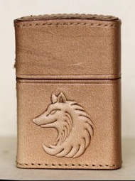 日版 TADY & KING Goros Zippo 真皮狼頭浮彫 打火機