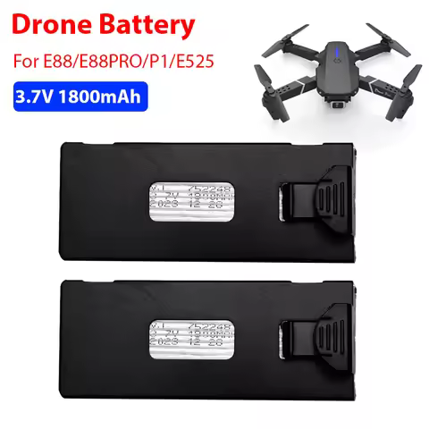 E88 Battery 3.7V 1800mAh RC Drone Battery For E88 E88PRO Ls-E525 E525 PRO P1 Mini Drone RC Quadcopte