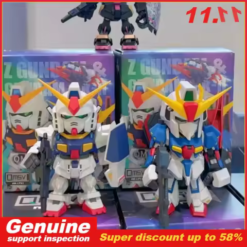 New Genuine TOPTOY Bandai Z Gundam Blind Box QMSV Mini IZGUNDAM GUNDAM Series Figurine Desktop Ornam