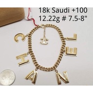 ❤18k/GOLD/18K/SAUDI GOLD/PAWNABLE/BRACELET