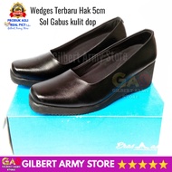 Sepatu Persit Psk Terbaru Erasmas Wedges Wanita Hak 5 Cm Sol Karet GILBERT ARMY STORE  Bayangkari