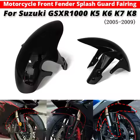 For Suzuki GSXR600 GSXR750 K6 K7 K8 Motorcycle Front Fender Splash Guard Fairing Slip on SUZUKI GSXR