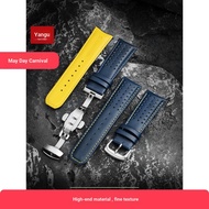 With Standard Adapt to Western Iron City Blue Angel AT8020-03L 54L Arc Blue First Layer Cowhide Watc