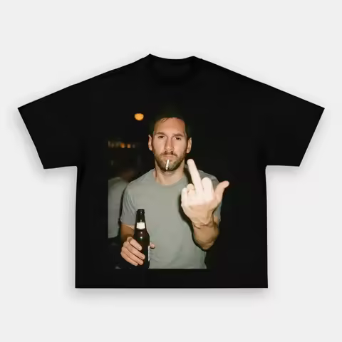 Messi After Hours funny 100_cotton unisex shirt 2026 New O-neck Short Sleeve men's Women's fashion h