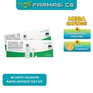 FARMASI CS Salixium Saliva + Nasal Swab Rapid Antigen Covid-19 Test Kit ( 40 UNITS ) EXP:04/2027
