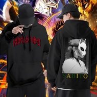 Anime Demon Slayer: Infinity Castle Pattern Hoodie Cool Fashion Man Woman Unisex Baju M-3XL Hoodie D
