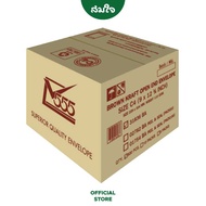 [ยกกล่อง] 555PaperPlus ซองเอกสารน้ำตาล BA 9x12 3/4นิ้ว 50ซอง/แพ็ค 10 แพ็ค