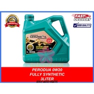PERODUA 0w20 Fully Synthetic Engine Oil 3Liter