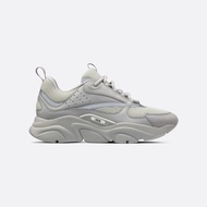 Dior Men's Casual White Mesh & Leather B22 Low-Top Sneakers