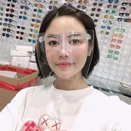 DENSOOขนาดใหญ่อะคริลิคFace Shieldหน้ากากปิดหน้าพร้อมแว่นตาถนอมสายตาVisor Full Faceความปลอดภัยแว่นตาFace Shieldแว่นตาEyeshieldป้องกัน 全脸防护面罩