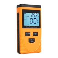 GM630 Digital Wood Moisture Meter LCD Backlit Portable Wood Moisture Tester 8 Gears Switchable with 