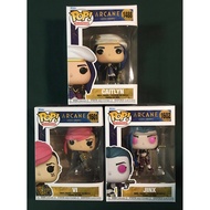 Funko Pop Arcane League of Legends- Vi, Jinx, Caitlyn set of 3 (Funko Pop)
