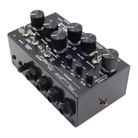 Demonfx SIM-AMP High Quality Simplifier Bass Station | Preamp Simulator, Power Amp SIM, Stereo Cab S